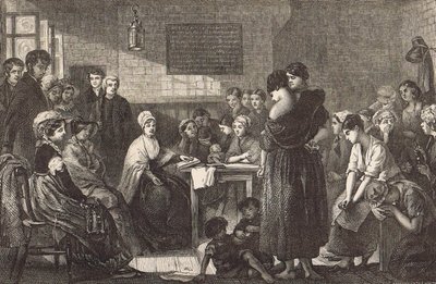 Elizabeth Fry (1780-1845) (gravura) de English School
