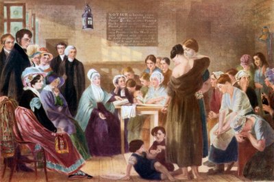 Elizabeth Fry besucht das Newgate-Gefängnis von English School
