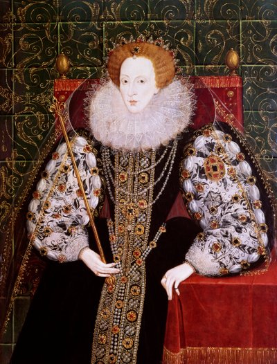 Isabel I, c.1590 (óleo sobre painel) de English School