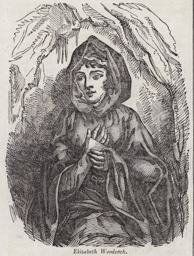 Elizabeth Woodcock (gravura) de English School