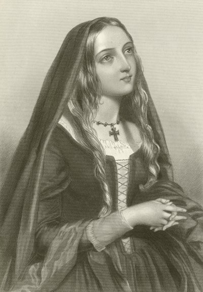 Elizabeth de Woodville, rainha do rei Edward IV de English School