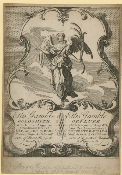 Ellis Gamble, ourives de English School