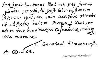 Elmenhorst, (Geverhart) de English School