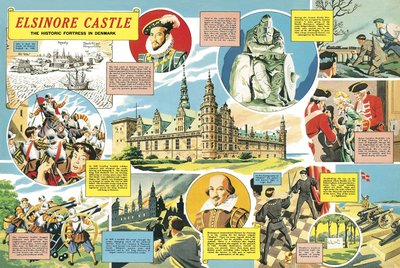 Elsinore Castle - a fortaleza histórica na Dinamarca de English School