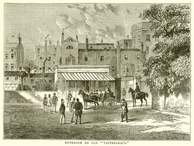 Entrada para o velho Tattersalls. de English School