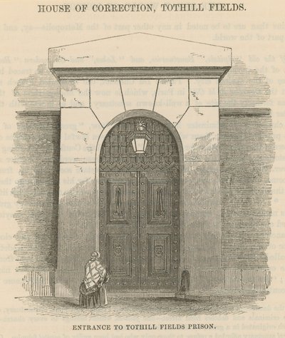 Entrada para a prisão de Tothill Fields de English School