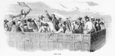 Epson Races 1847: A Ferrovia - Terceira Classe (gravura) de English School