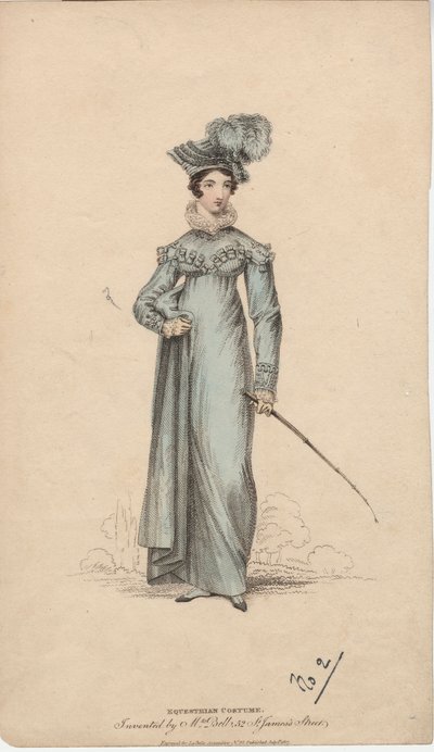 Traje equestre de English School
