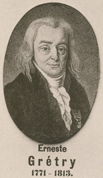 Erneste Gretry (gravura) de English School