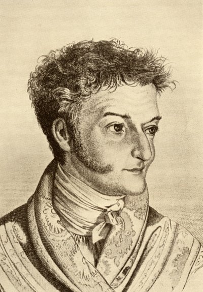 Ernst Theodor Amadeus Hoffmann (1776-1822) (gravura) de English School