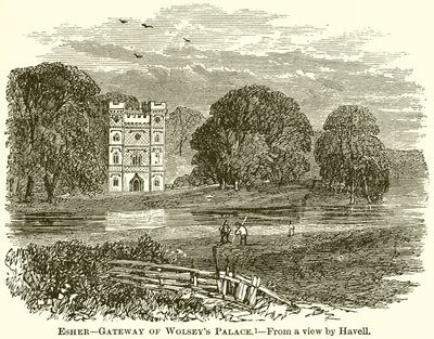Esher - Porta de entrada do Palácio Wolseys de English School