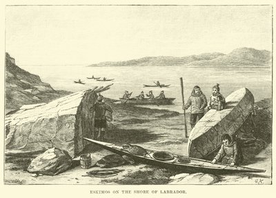 Esquimós na costa de Labrador de English School