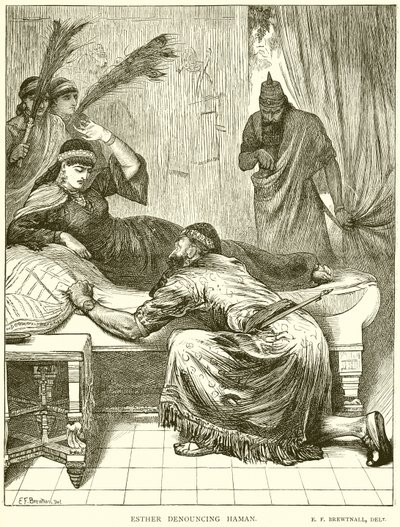 Esther denunciando Haman de English School