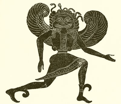 Gorgon Etrusco. (Campana Museum) de English School