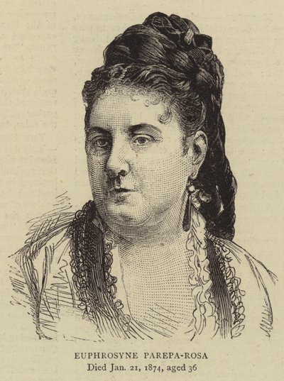 Euphrosyne Parepa-Rosa (gravura) de English School