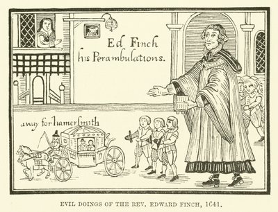 Maus feitos do reverendo Edward Finch, 1641 de English School