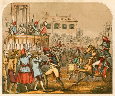 Execução de Luís XVI da França de English School