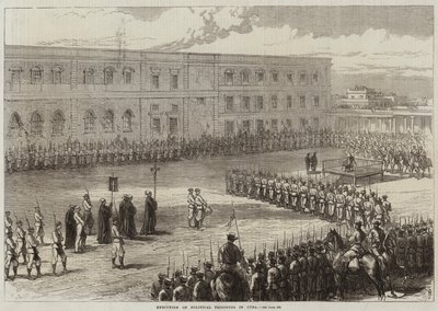 Execução de presos políticos em Cuba (gravura) de English School
