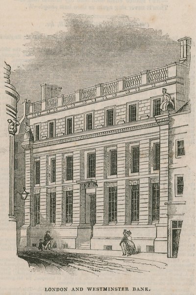 Exterior do Banco de Londres e Westminster de English School