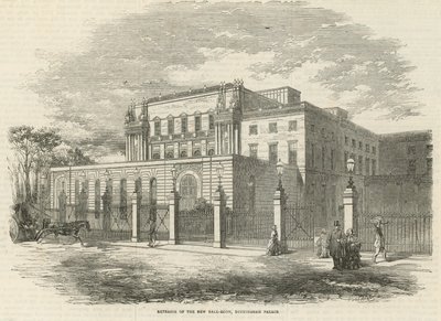 Exterior do novo salão de baile de English School
