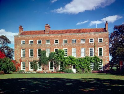 Vista exterior, de, baixo, Middleton, corredor, middleton, st. George, durham de English School