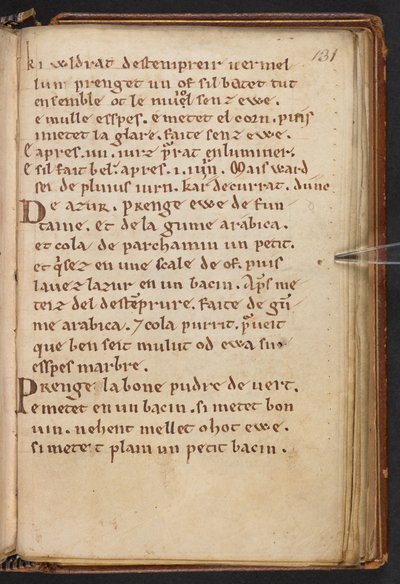 Extractos da Historia Anglorum de Henrique de Huntingdon, Cotton MS Titus D XXIV, f.131r (velino) de English School