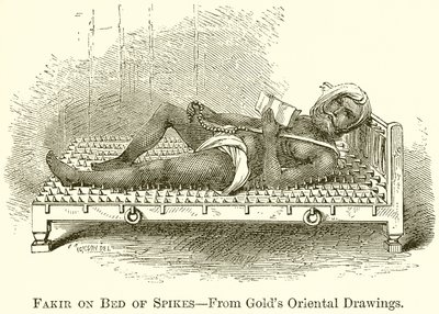 Fakir na cama dos pontos de English School