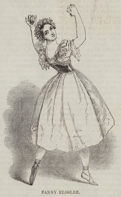 Fanny Elssler (gravura) de English School