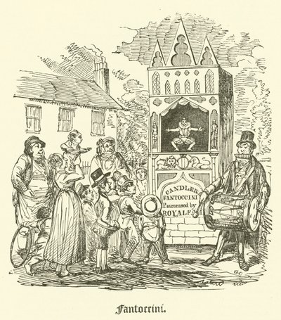 Fantoccini (gravura) de English School