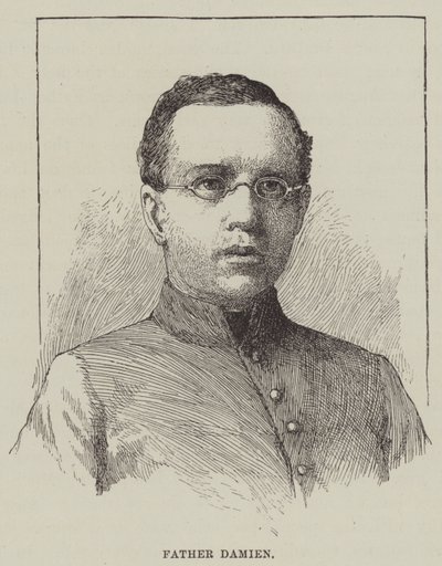 Padre Damien (gravura) de English School