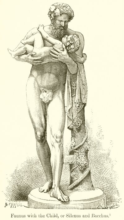 Faunus com a criança, ou Silenus e Baco de English School