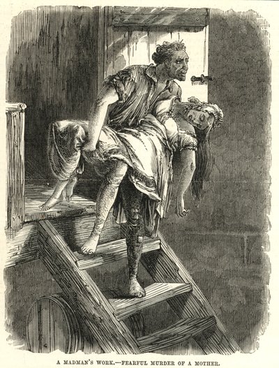 Assassinato de uma mãe (gravura) de English School