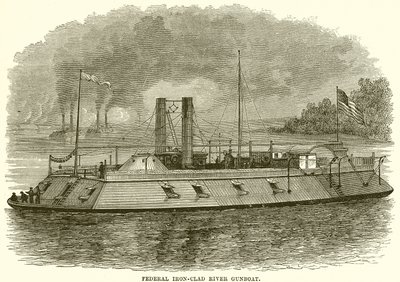 Gunboat federal do Rio Iron-Clad de English School