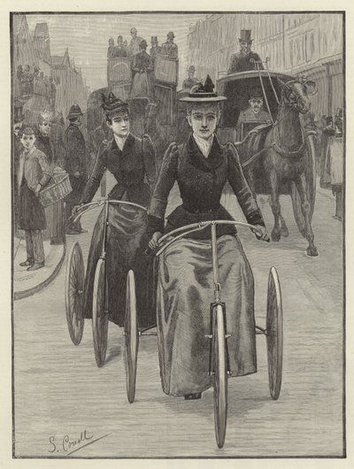 Ciclistas do sexo feminino de English School