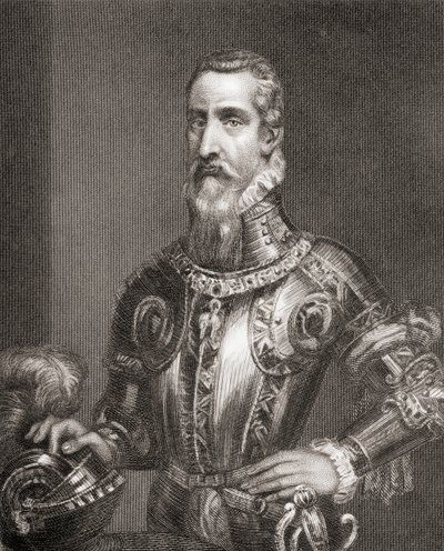 Fernando Álvarez de Toledo e Pimentel, de &39;História do Reino de Filipe II&39;, publicado em 1855 de English School