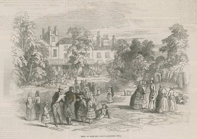 Festa em Bedford Lodge, Campden Hill, Londres de English School