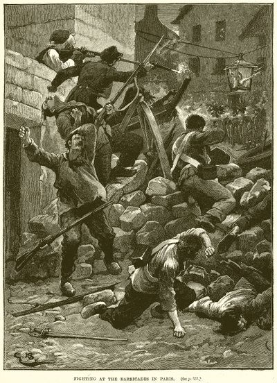 Lutando nas barricadas em Paris de English School
