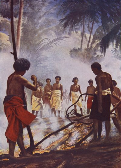 Caminhada de Fogo em Fiji de English School