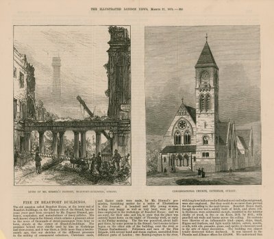 Incêndio em edifícios de Beaufort de English School