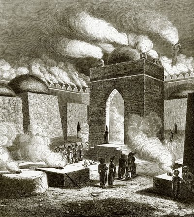 Templo de fogo perto de Baku de English School