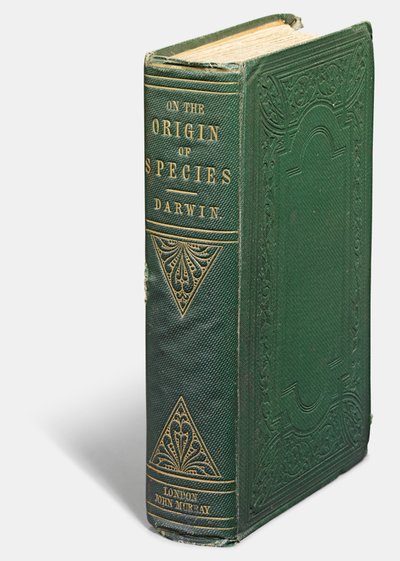 Primeira edição de &39;Sobre a origem das espécies por meio da seleção natural&39;, de Charles Darwin, Londres: John Murray de English School
