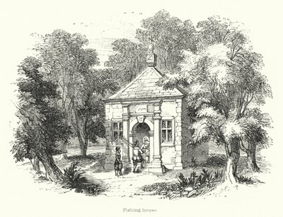 Casa de pesca (gravura) de English School