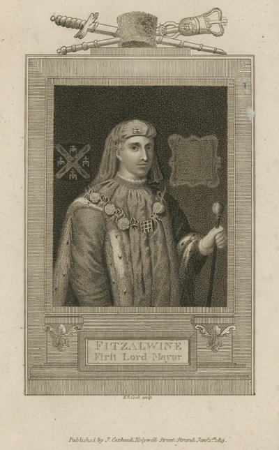 Fitzalwine, primeiro Lord Mayor de Londres de English School