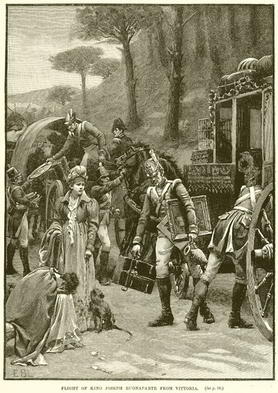 Vôo do rei Joseph Buonaparte de Vittoria de English School