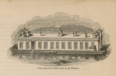 Casa de café flutuante no Tamisa de English School