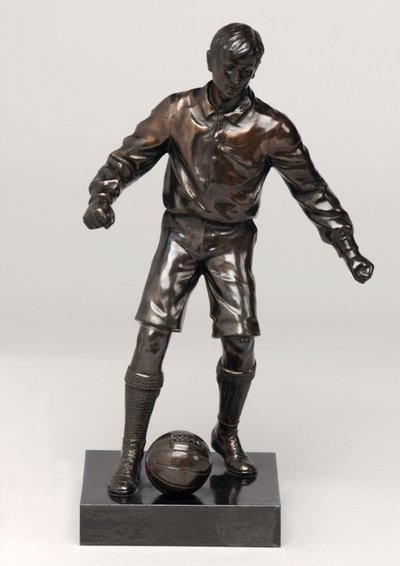 Jogador de futebol, parte de um conjunto de relógio (pintor) (ver também 315475-315477) de English School