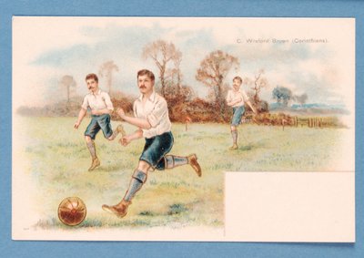 Pai do futebol, c.1890-1900 (impressão) de English School