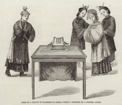 Forma de um tratado de casamento na China de English School