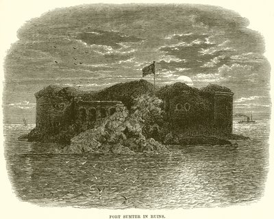Fort Sumter em ruínas de English School