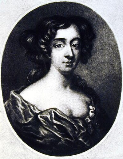 Frances Teresa Stuart (1647-1702) Duquesa de Richmond, ilustração de Retratos de Personagens Ilustres na História Britânica gravada por Richard Earlom (1743-1822) e Charles Turner (c.1775-1857) de English School